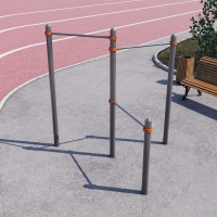 Турник Workout Тройной BW-6 для подтягиваний